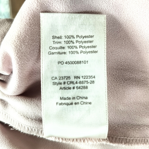 NWOT Aritzia Wilfred Ruffle Sleeve Pink Blush Fleurette Wide Leg Jumpsuit sz. L - Picture 10 of 14